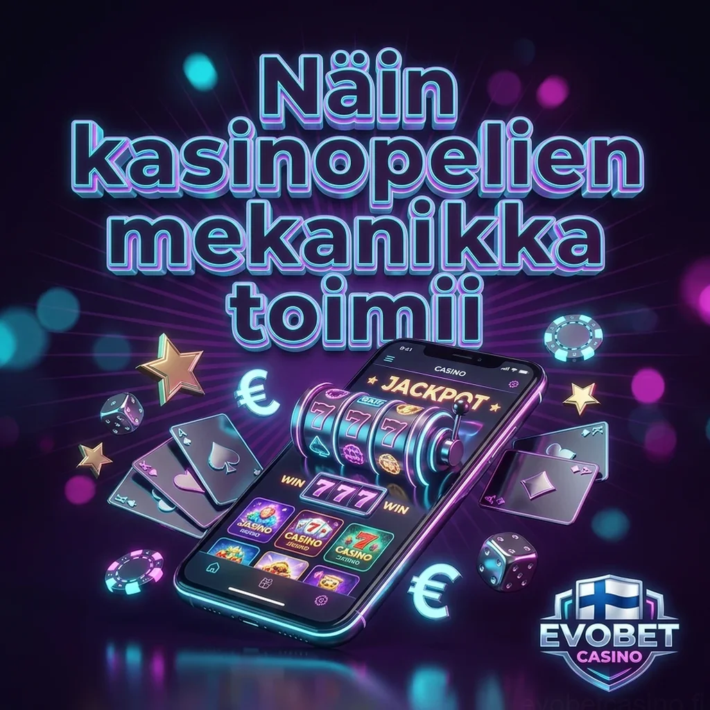 Näin kasinopelien mekaniikka toimii